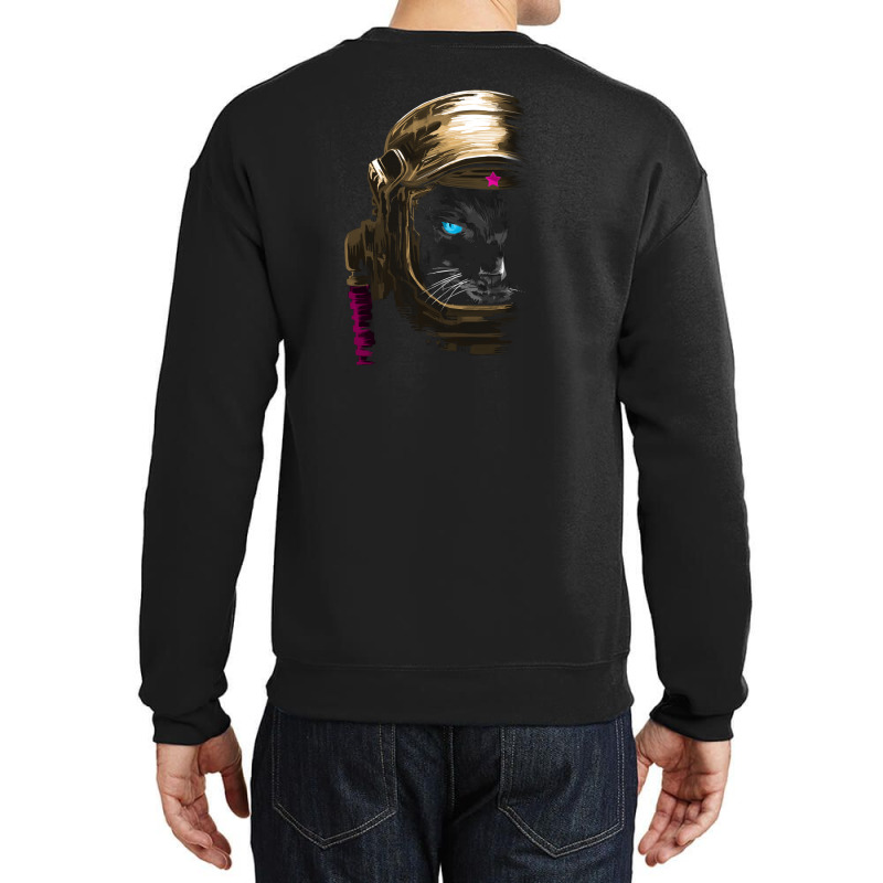 Cosmocat Crewneck Sweatshirt by JesseWatson | Artistshot