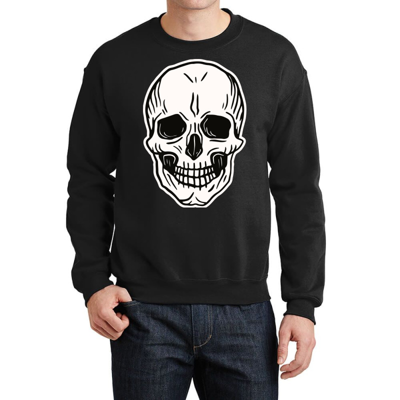 Front Man Skull Crewneck Sweatshirt | Artistshot