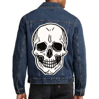 Front Man Skull Men Denim Jacket | Artistshot