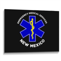 New Mexico Ems Emergency Medical Services Emt Medic Metal Print Horizontal | Artistshot