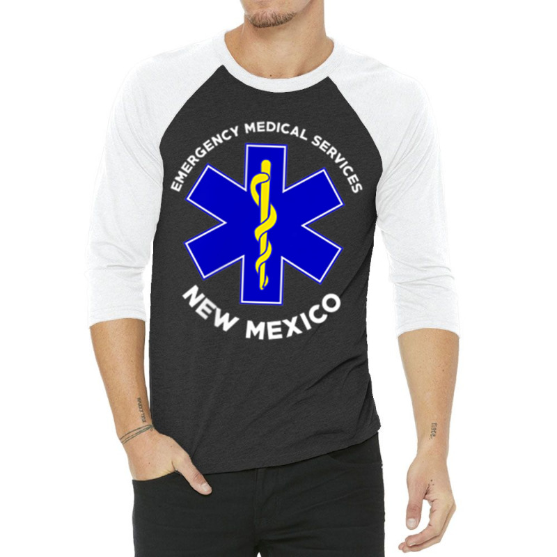 New Mexico Ems Emergency Medical Services Emt Medic 3/4 Sleeve Shirt | Artistshot