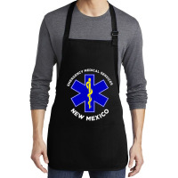 New Mexico Ems Emergency Medical Services Emt Medic Medium-length Apron | Artistshot