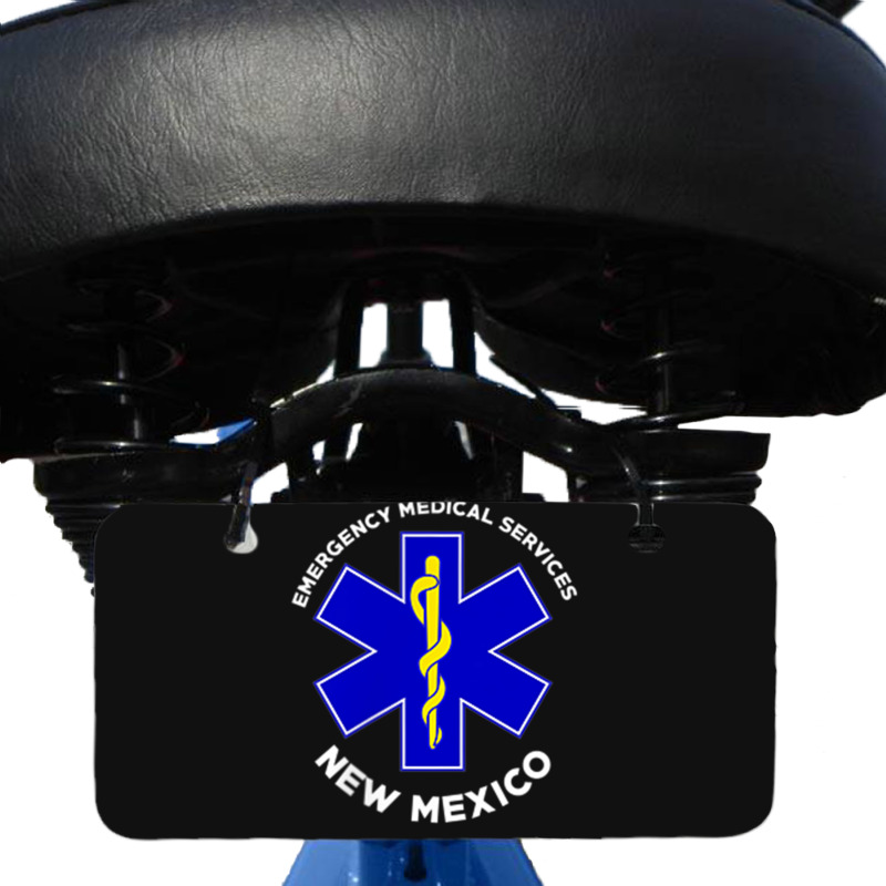 New Mexico Ems Emergency Medical Services Emt Medic Bicycle License Plate | Artistshot