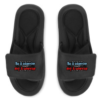 Be A Warrior Not A Worrier Slide Sandal | Artistshot