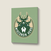 Wisconsin Herd Portrait Canvas Print | Artistshot