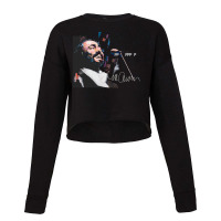 Original Portrait Of Luciano Pavarotti Shirt Cropped Sweater | Artistshot