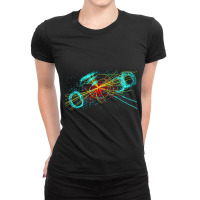 Lhc Higgs Boson Quantum Mechanics Particle Physics Science Premium T S Ladies Fitted T-shirt | Artistshot