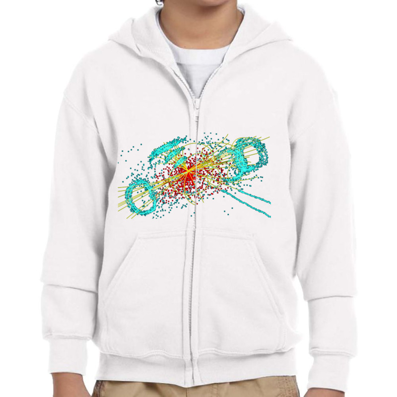 Lhc Higgs Boson Quantum Mechanics Particle Physics Science Premium T S Youth Zipper Hoodie by cm-arts | Artistshot