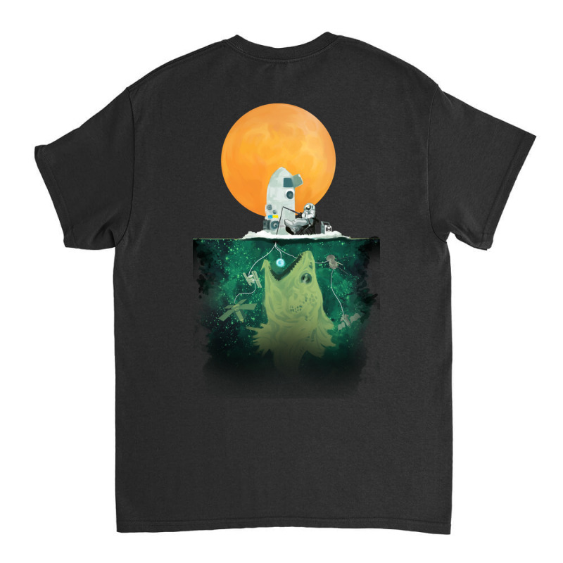 Deep Cosmic Intergalactic Fishing Classic T-shirt by JesseWatson | Artistshot