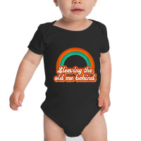 Sleeving The Old Me Behind, Groovy Bariatric Sleeve Surgery T Shirt Baby Bodysuit | Artistshot