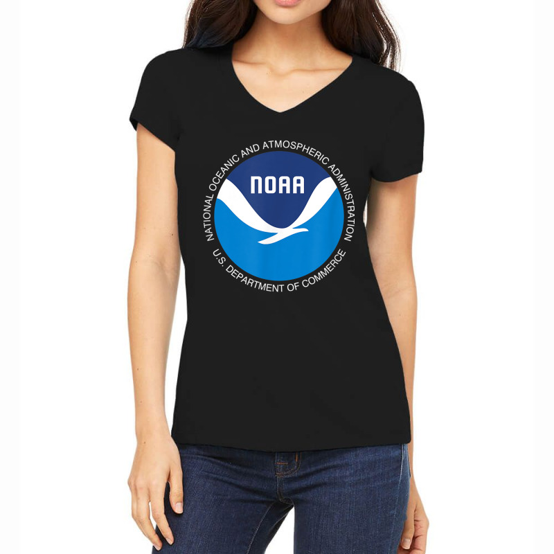 Noaa National Oceanic And Atmospheric Administration Women's V-Neck T-Shirt by SelwynOman | Artistshot