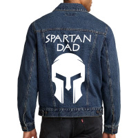 Dad Warrior Men Denim Jacket | Artistshot