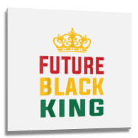 Future Black King History Maker Juneteenth Hbcu Afro Boy T Shirt Metal Print Square | Artistshot