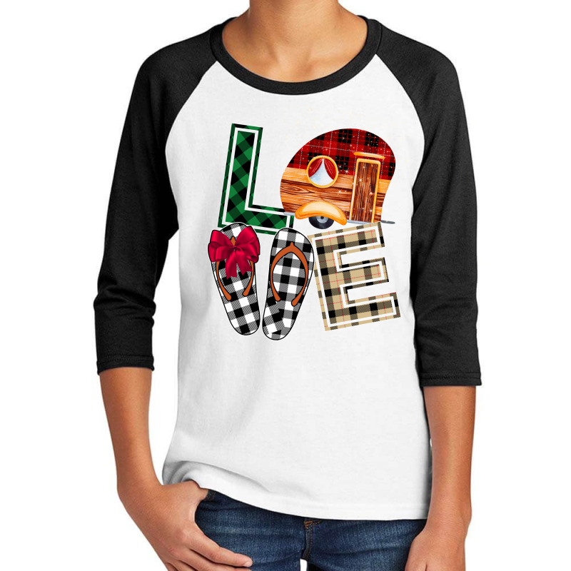 Love Christmas Caravan Youth 3/4 Sleeve by autlu2024 | Artistshot