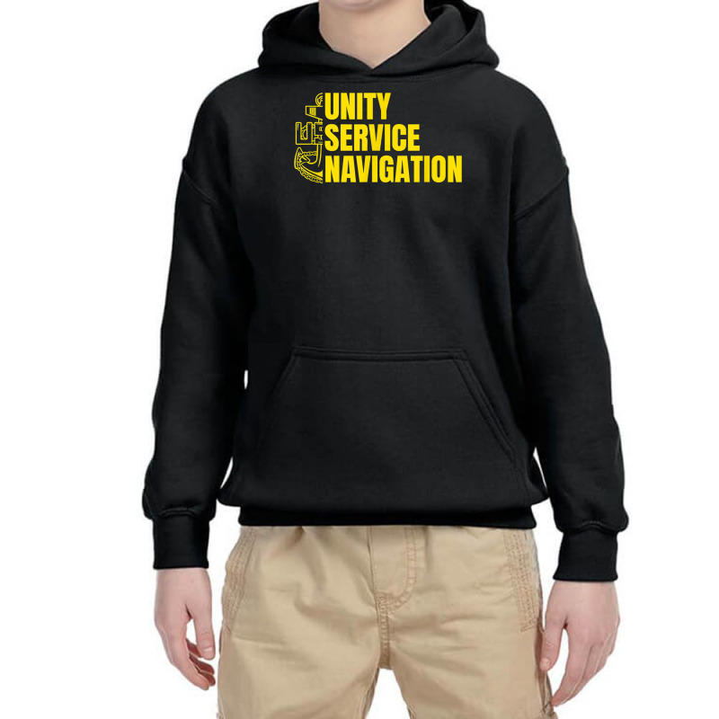 Unity Service Navigation Chief Phrase For Naval Cpo T Shirt Youth Hoodie by cm-arts | Artistshot