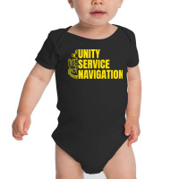 Unity Service Navigation Chief Phrase For Naval Cpo T Shirt Baby Bodysuit | Artistshot