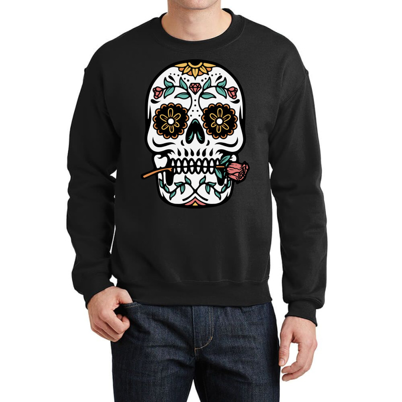 Mexican Skull Crewneck Sweatshirt | Artistshot