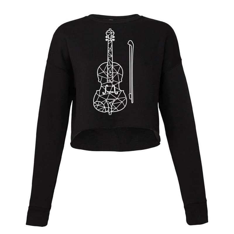 Violin Musical Instrument T Shirt Cropped Sweater by cm-arts | Artistshot