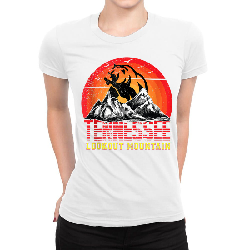 Tennessee Family Trip Lookout Mountain Tennessee Souvenir Tank Top Ladies Fitted T-Shirt by cm-arts | Artistshot