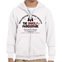 The Wellington Vampire Society Youth Zipper Hoodie | Artistshot