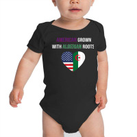 American Grown With Algerian Roots T Shirt Baby Bodysuit | Artistshot