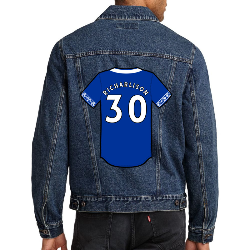 Richarlison Jersey Classic Gift Gift Men Denim Jacket by JeremyHurley | Artistshot