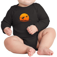 Goose Sunset Long Sleeve Baby Bodysuit | Artistshot