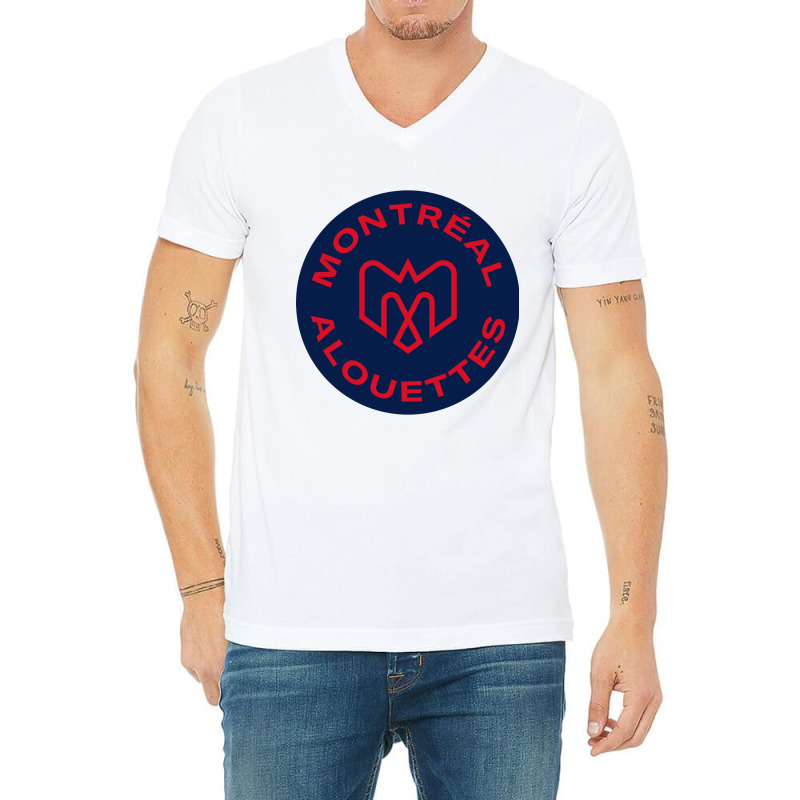 Montreal Alouettes V-neck Tee | Artistshot