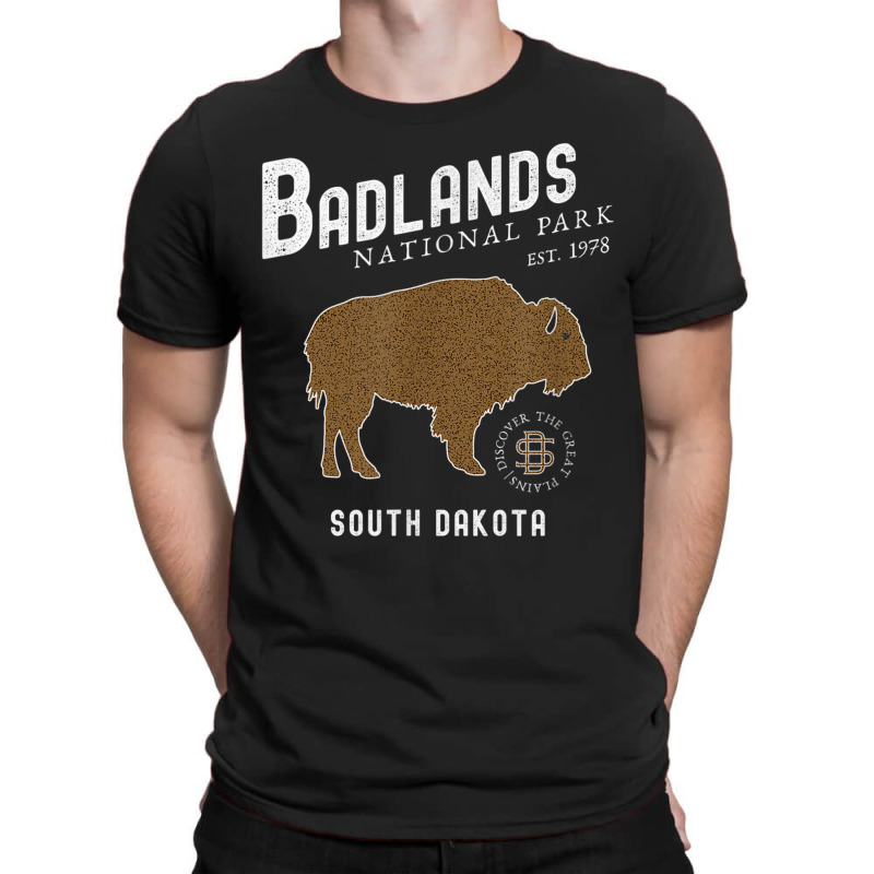 Badlands National Park  South Dakota  Road Trip T Shirt T-Shirt by cm-arts | Artistshot