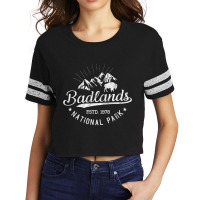 Badlands National Park Retro Vintage South Dakota Gift T Shirt Scorecard Crop Tee | Artistshot