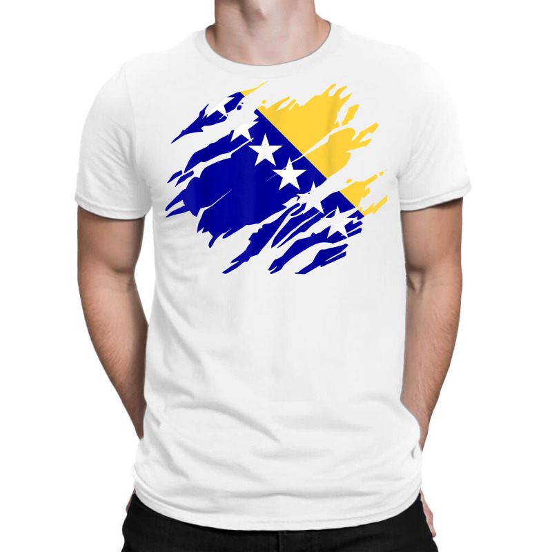 Bosnia Bosnian Flag T Shirt T-Shirt by melliebowleli | Artistshot