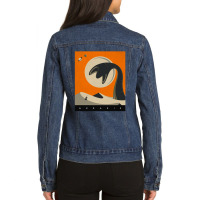 Visit Animal Scary Sand Ladies Denim Jacket | Artistshot