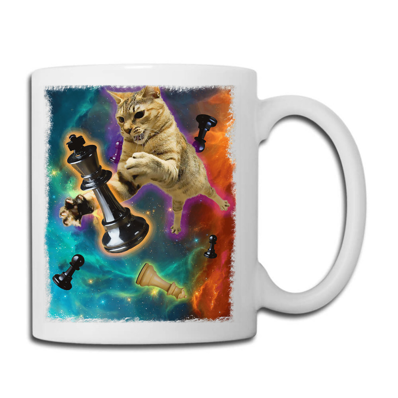 Cats In Space Chess Set Pieces Premium T Shirt Coffee Mug | Artistshot