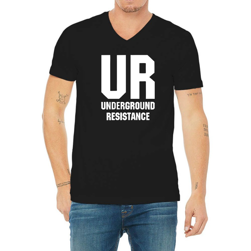 Underground Resistance V-Neck Tee by cm-arts | Artistshot