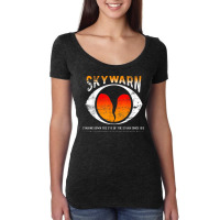 Skywarn Distressed Also Available As Non Distressed Women's Triblend Scoop T-shirt | Artistshot