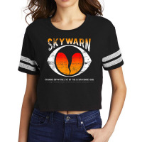 Skywarn Distressed Also Available As Non Distressed Scorecard Crop Tee | Artistshot