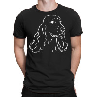 English Springer Spaniel White Portrait For Dog Owners Long Sleeve T S T-shirt | Artistshot