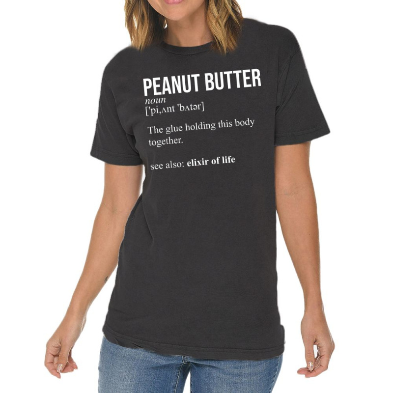 Peanut Butter Definition Peanut Butter Addiction Vintage T-shirt | Artistshot