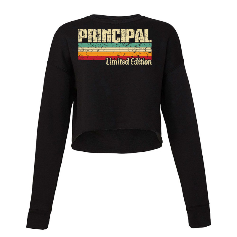 Principal Limited Edition   School Headmaster Headmistress Long Sleeve Cropped Sweater by cm-arts | Artistshot