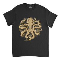 Octopus, Old School Sailor Tattoo Clipper Ship And Swallows Classic T-shirt | Artistshot