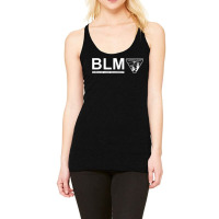 The Original Blm -bureau Of Land Management (white) Racerback Tank | Artistshot