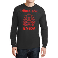 Chinese Food Take Out Thank You Enjoy House Chinese Take Out Raglan Ba Long Sleeve Shirts | Artistshot