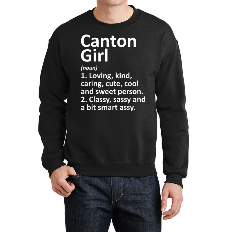 Canton Girl Sd South Dakota Funny City Roots Gift T Shirt Crewneck Sweatshirt by cm-arts | Artistshot