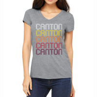 Canton, Sd  Vintage Style South Dakota T Shirt Women's V-neck T-shirt | Artistshot