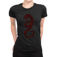 Chloe Red Dragon Ladies Fitted T-shirt | Artistshot