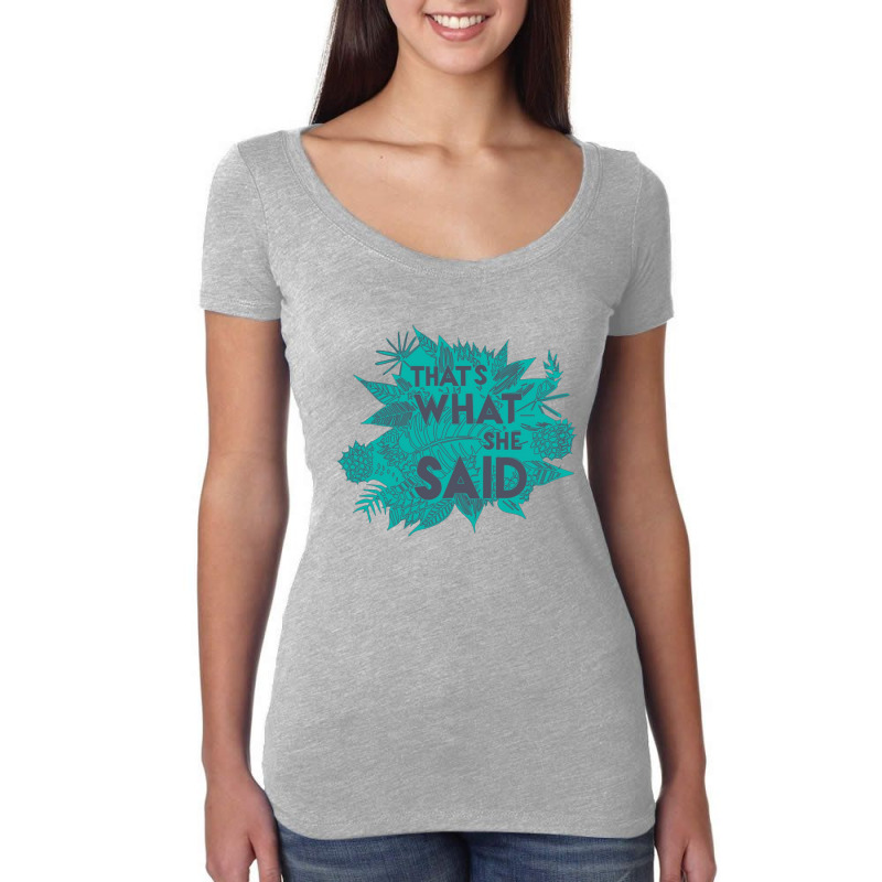 Singer She Said Good Women's Triblend Scoop T-shirt | Artistshot