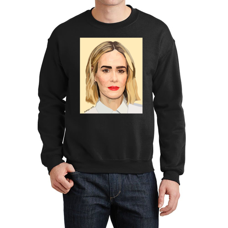 Sarah Paulson Crewneck Sweatshirt by cm-arts | Artistshot