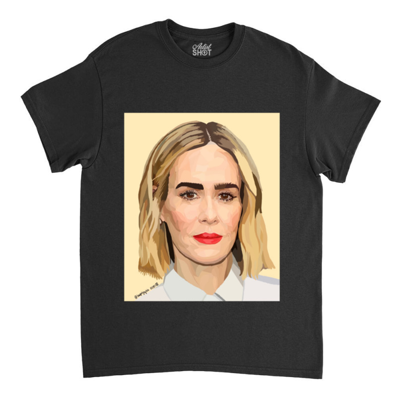 Sarah Paulson Classic T-shirt by cm-arts | Artistshot