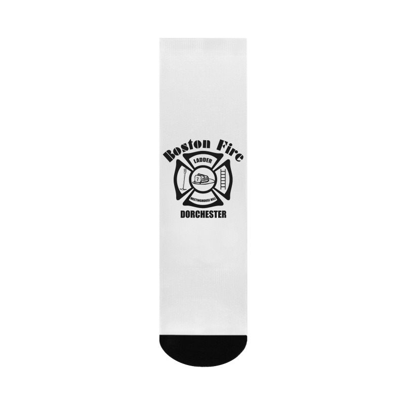 Boston Fire Department Ladder 7 King Of The Hill  Dark Print T Shirt Crew Socks | Artistshot