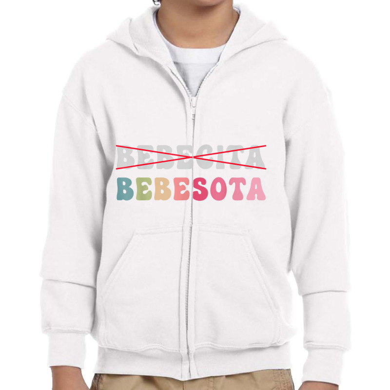 Bebesota Latina Trendy Conejo Malo T Shirt Youth Zipper Hoodie by cm-arts | Artistshot